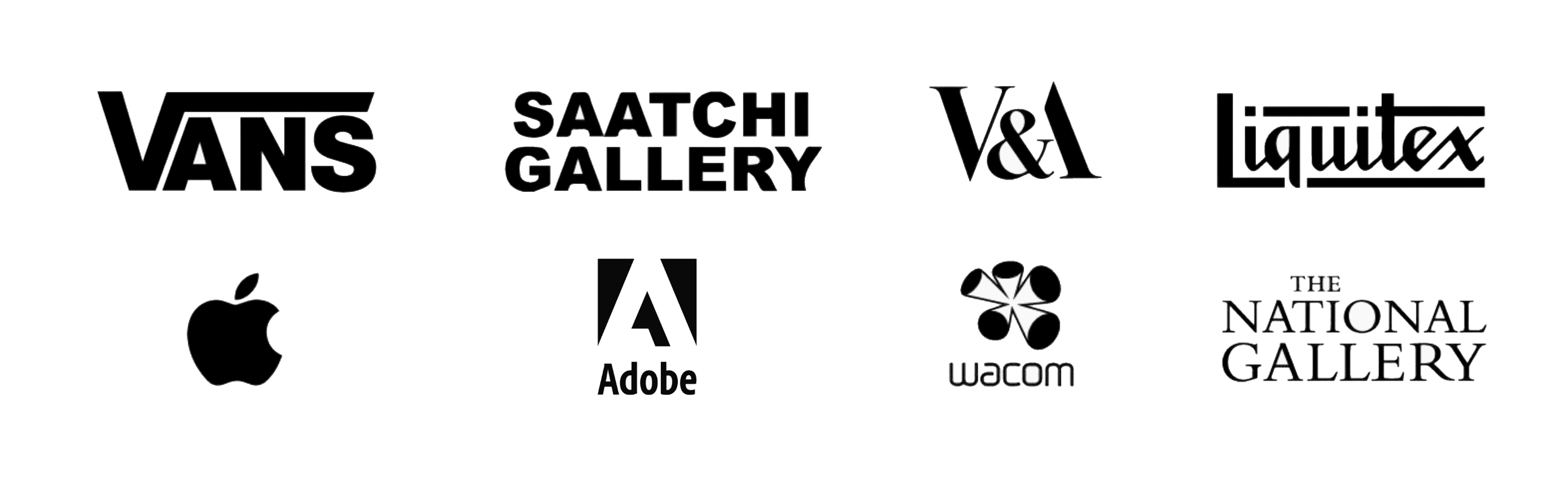 Brand partnership logos showcasing Joanna Henly’s collaborations with leading companies and institutions