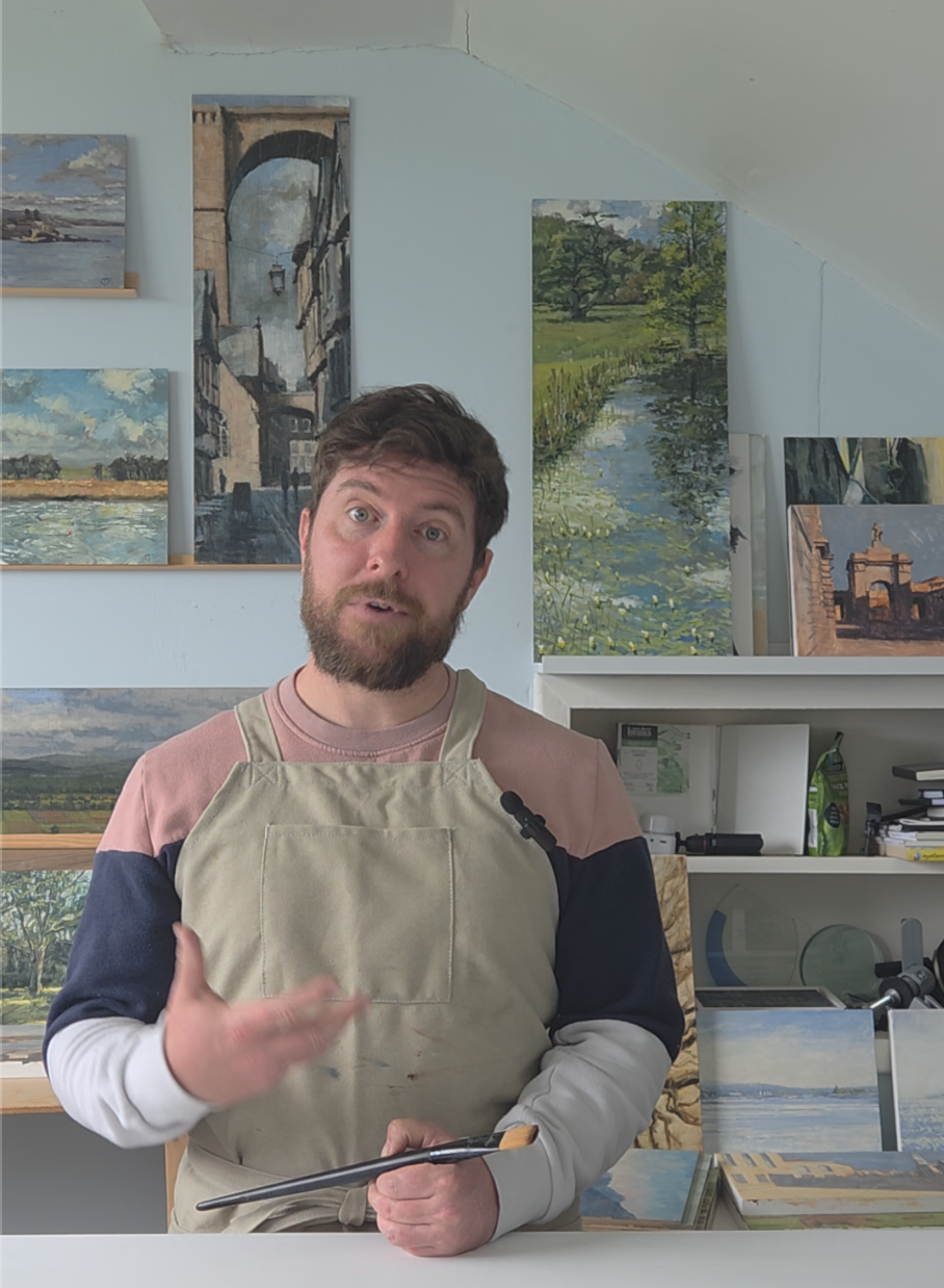 joe meldrum painter success testimonial with joanna henly art consultation
