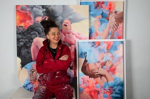 Happy mentoring client Mishfit, reflecting on their breakthrough moment in their creative practice